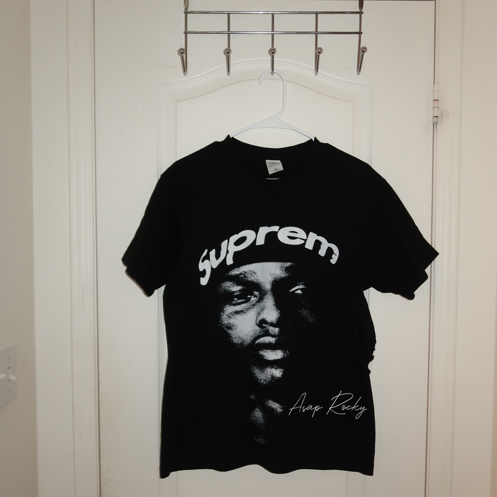 asap rocky supreme fashion graphic tee